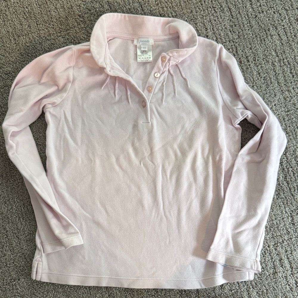 Jacadi Soft Pink Button-Up Shirt size 8